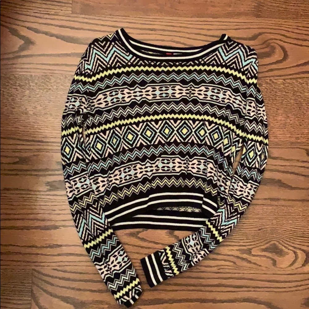 Cute cropped sweater!